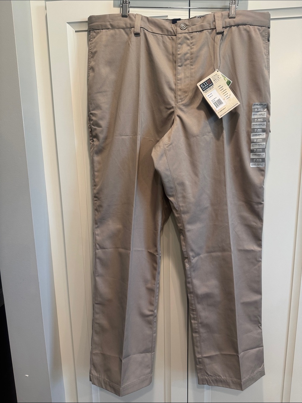5.11 Tactical Covert Khaki Men’s Work Pants-40X32 - Picture 2 of 7